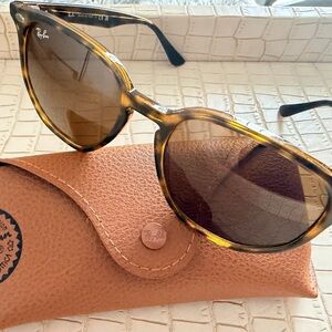 Ray-Ban Amber Sunglasses with Case